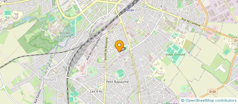 localisation de l'entreprise MONSIEUR DANIEL DAMBREVILLE à ARRAS