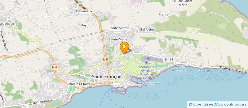 localisation de l'entreprise MONSIEUR DANIEL DAMIANO à SAINT-FRANCOIS