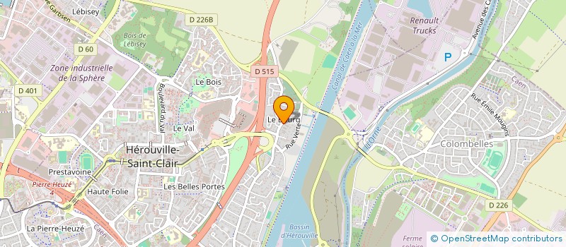 localisation de l'entreprise MONSIEUR DANIEL DAMOIS à HEROUVILLE-SAINT-CLAIR