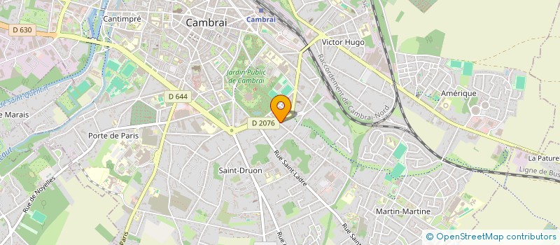 localisation de l'entreprise MONSIEUR DANIEL DANCOURT  CAMBRAI