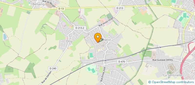 localisation de l'entreprise MONSIEUR DANIEL DANDRIEUX  HERIN