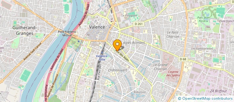 localisation de l'entreprise MONSIEUR DANIEL DANTOU à VALENCE
