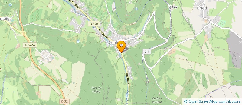 localisation de l'entreprise MONSIEUR DANIEL DARD  CONLIEGE