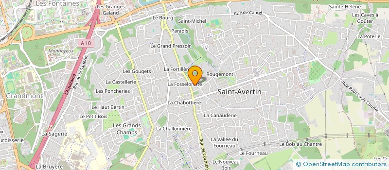 localisation de l'entreprise MONSIEUR DANIEL DARDEAU à SAINT-AVERTIN