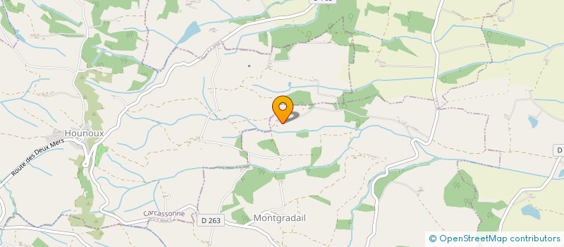 localisation de l'entreprise MONSIEUR DANIEL DARLES  MONTGRADAIL