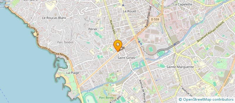 localisation de l'entreprise MONSIEUR DANIEL DARQUE  MARSEILLE