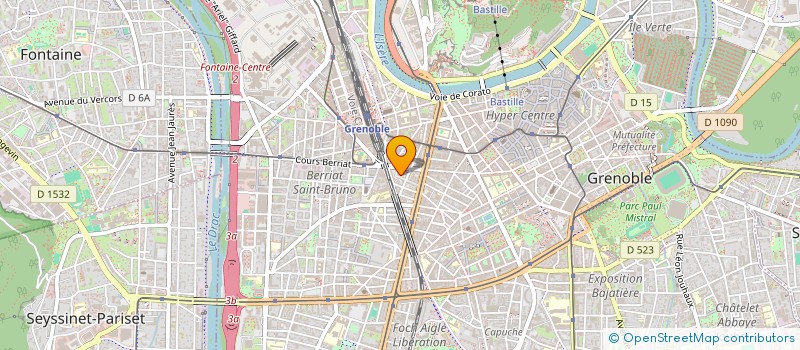 localisation de l'entreprise MONSIEUR DANIEL DARSAC à GRENOBLE