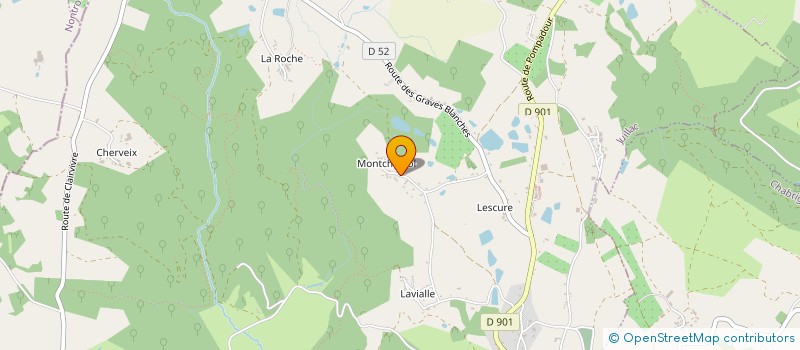 localisation de l'entreprise MONSIEUR DANIEL DARTIGEAS à JUILLAC