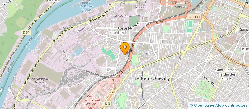 localisation de l'entreprise MONSIEUR DANIEL DARTYGE  LE PETIT-QUEVILLY