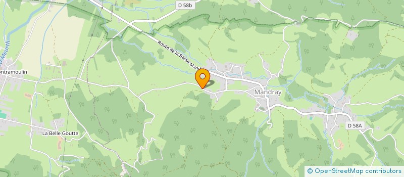 localisation de l'entreprise MONSIEUR DANIEL DAUBINE  MANDRAY