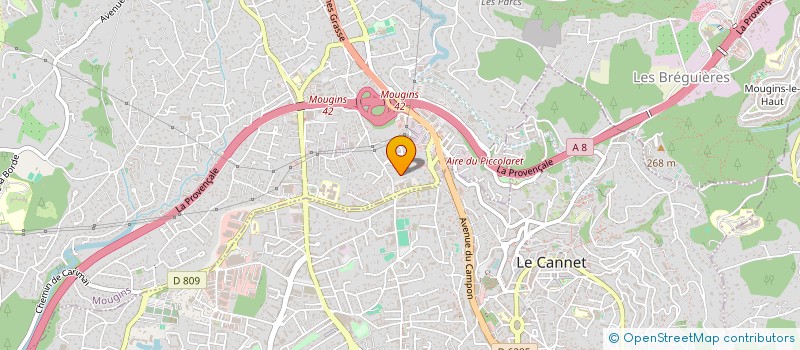localisation de l'entreprise MONSIEUR DANIEL DAUVE à MOUGINS