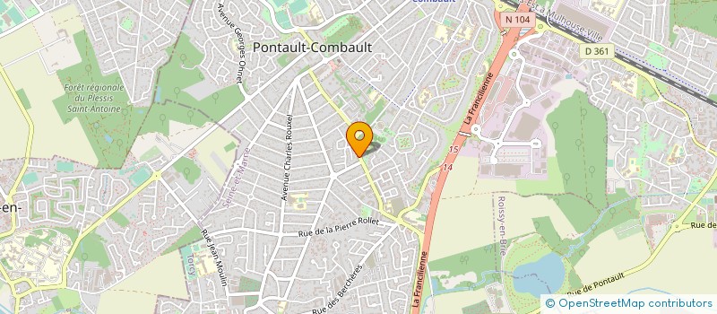 localisation de l'entreprise MONSIEUR DANIEL DAVID  MONTERBLANC