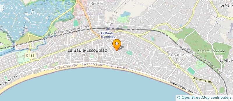 localisation de l'entreprise MONSIEUR DANIEL DAVID à LA BAULE-ESCOUBLAC