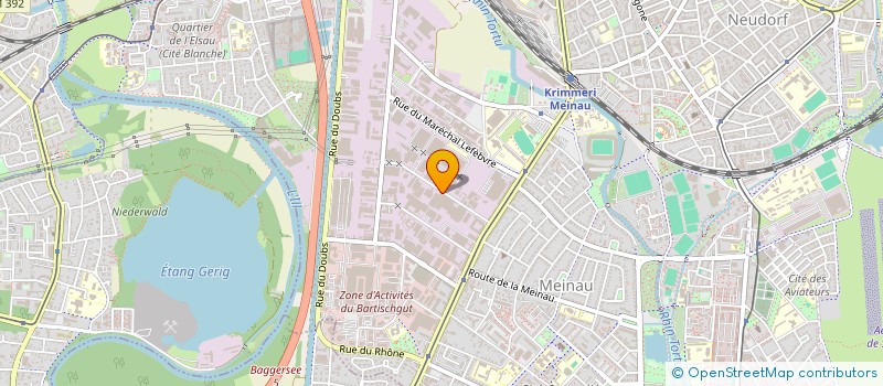 localisation de l'entreprise MONSIEUR DANIEL DAVID PECICAN  STRASBOURG