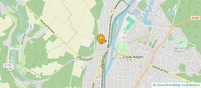 localisation de l'entreprise MONSIEUR DANIEL DAVIN  PARMAIN