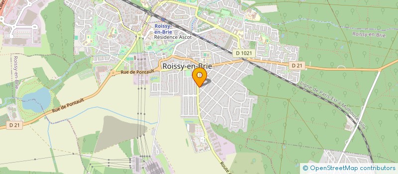 localisation de l'entreprise MONSIEUR DANIEL DE ALBUQUERQUE AGUIAR  ROISSY-EN-BRIE