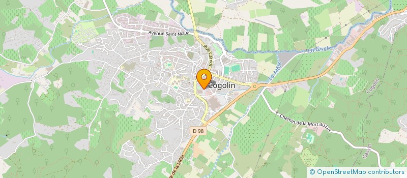 localisation de l'entreprise MONSIEUR DANIEL DE BARROS MONTEIRO RIBEIRO à COGOLIN
