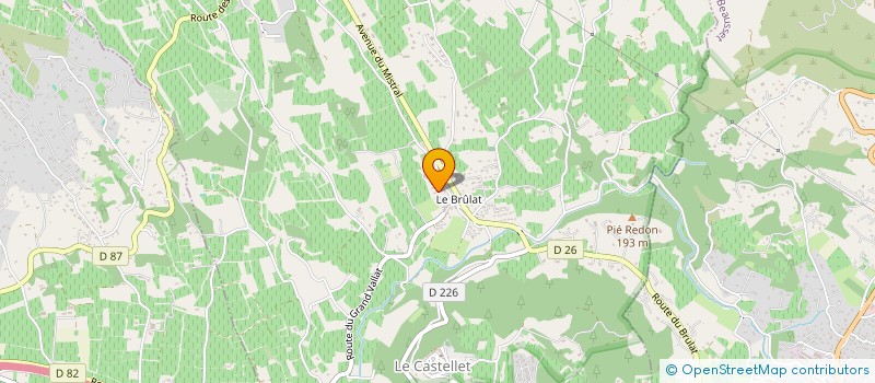 localisation de l'entreprise MONSIEUR DANIEL DE JESUS ESTEVES  LE CASTELLET