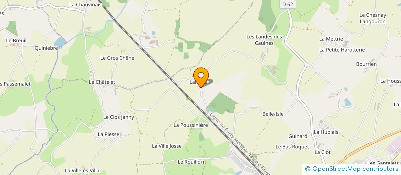 localisation de l'entreprise MONSIEUR DANIEL DE LAHAYE à CAULNES