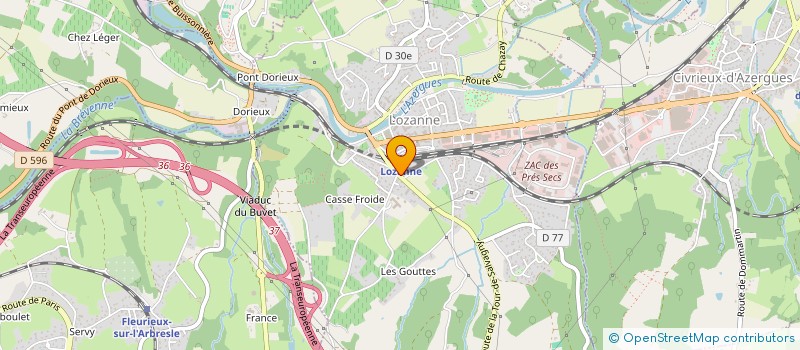 localisation de l'entreprise MONSIEUR DANIEL DE OLIVEIRA  LOZANNE