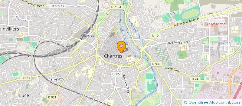 localisation de l'entreprise MONSIEUR DANIEL DE RAMBURES à CHARTRES