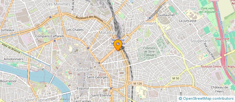 localisation de l'entreprise MONSIEUR DANIEL DE ROLAND à TOULOUSE
