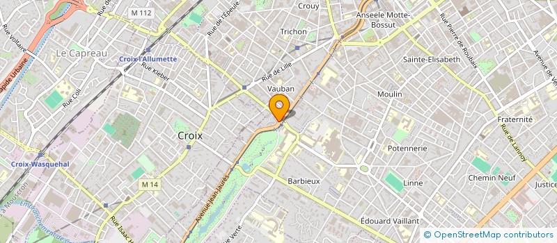 localisation de l'entreprise MONSIEUR DANIEL DEBAILLIE  ROUBAIX