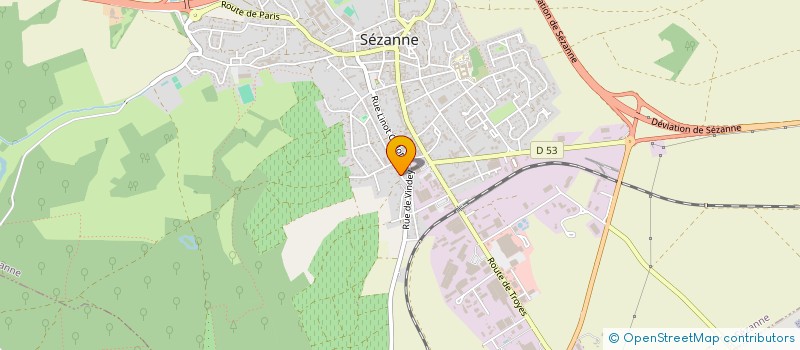 localisation de l'entreprise MONSIEUR DANIEL DEBARLE  SEZANNE