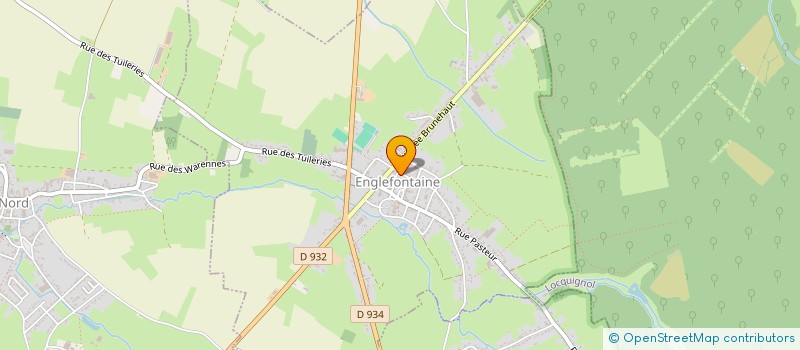 localisation de l'entreprise MONSIEUR DANIEL DEBEHAIGNE  ENGLEFONTAINE