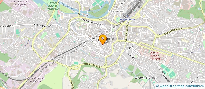 localisation de l'entreprise MONSIEUR DANIEL DEBES à ANGOULEME