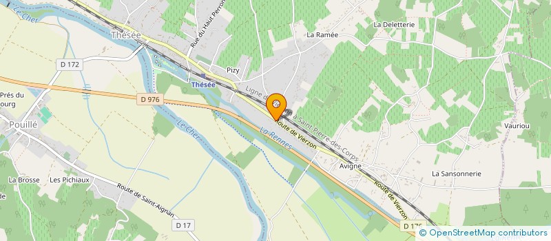 localisation de l'entreprise MONSIEUR DANIEL DEBUIRE  THESEE