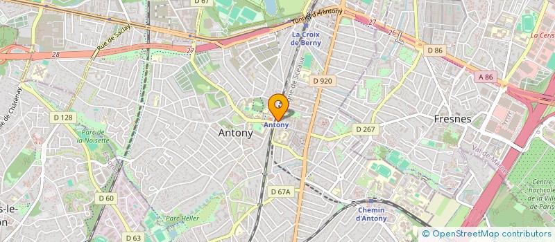 localisation de l'entreprise MONSIEUR DANIEL DECONQUAND à ANTONY