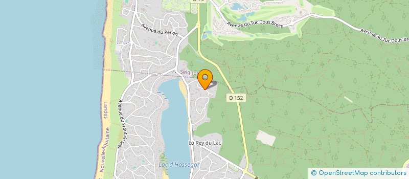 localisation de l'entreprise MONSIEUR DANIEL DECOURBE  SOORTS-HOSSEGOR