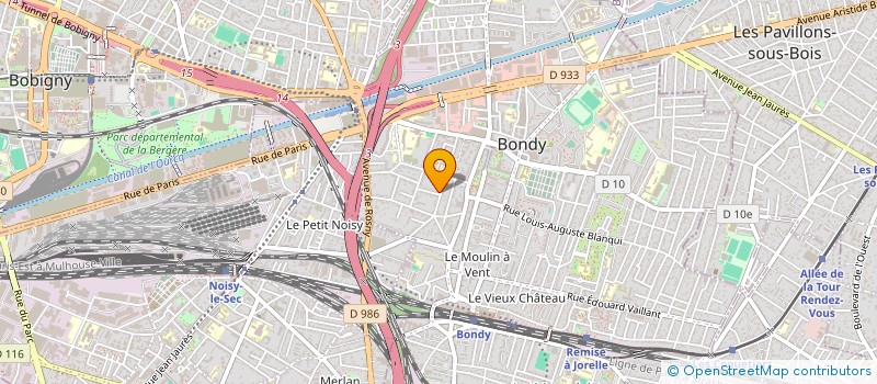 localisation de l'entreprise MONSIEUR DANIEL DECROIX à BONDY