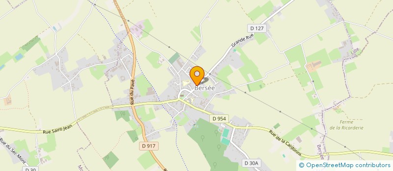 localisation de l'entreprise MONSIEUR DANIEL DECROIX  BERSEE