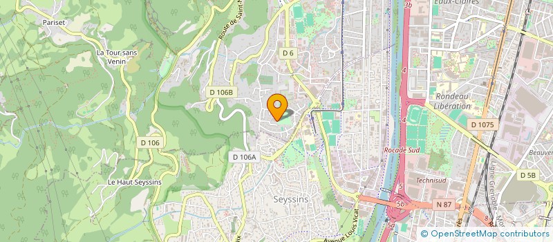 localisation de l'entreprise MONSIEUR DANIEL DECRUPPE à SEYSSINET-PARISET