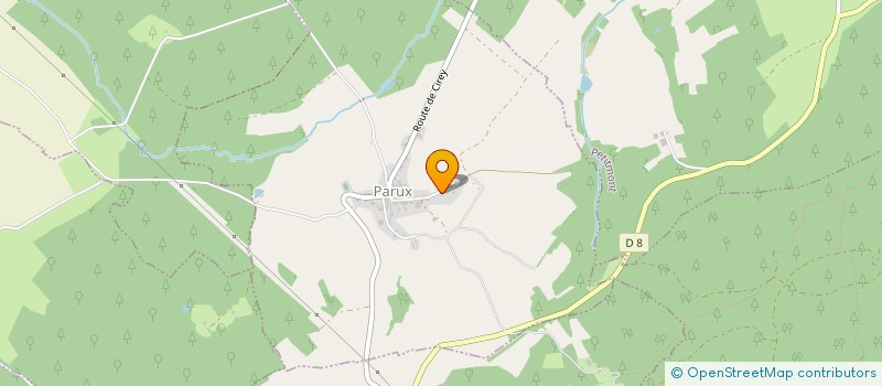 localisation de l'entreprise MONSIEUR DANIEL DEDENON  PARUX