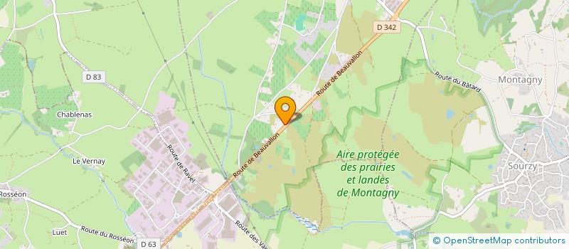 localisation de l'entreprise MONSIEUR DANIEL DEDINGER  TALUYERS