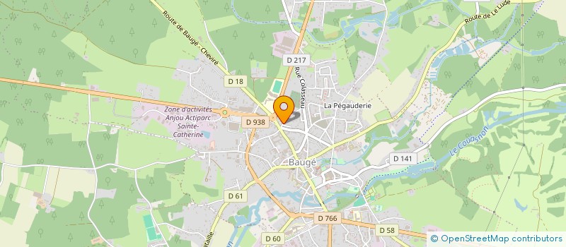 localisation de l'entreprise MONSIEUR DANIEL DEFORGES à BAUGE-EN-ANJOU