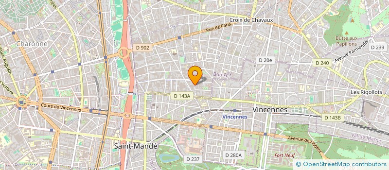 localisation de l'entreprise MONSIEUR DANIEL DEFOULOY à MONTREUIL