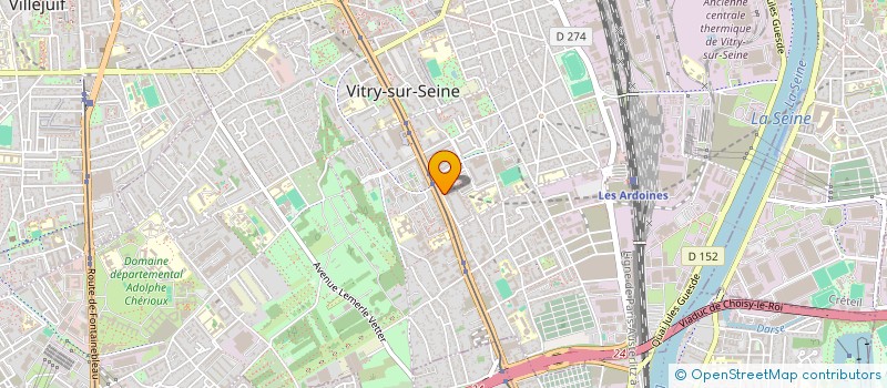 localisation de l'entreprise MONSIEUR DANIEL DEFROCOURT  VITRY-SUR-SEINE