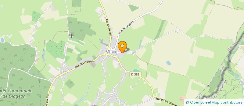 localisation de l'entreprise MONSIEUR DANIEL DEHENRY  OHAIN