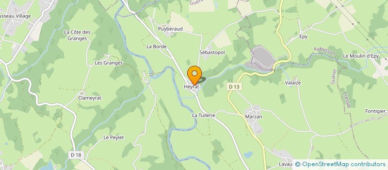 localisation de l'entreprise MONSIEUR DANIEL DEJARIGE  MOUTIER-D'AHUN