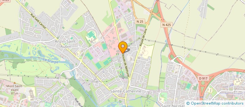 localisation de l'entreprise MONSIEUR DANIEL DELABY  SAINTE-CATHERINE