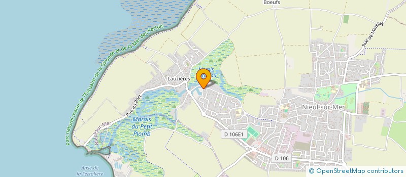 localisation de l'entreprise MONSIEUR DANIEL DELACUVELLERIE  NIEUL-SUR-MER