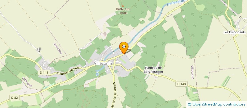 localisation de l'entreprise MONSIEUR DANIEL DELANOY à VILLECONIN