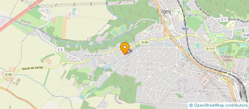 localisation de l'entreprise MONSIEUR DANIEL DELAPLACE  VAUHALLAN