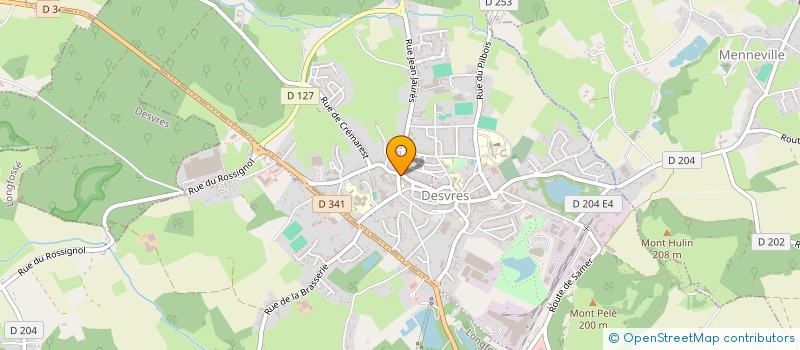 localisation de l'entreprise MONSIEUR DANIEL DELATTRE  DESVRES