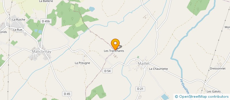 localisation de l'entreprise MONSIEUR DANIEL DELAVEAUD à MAILLET
