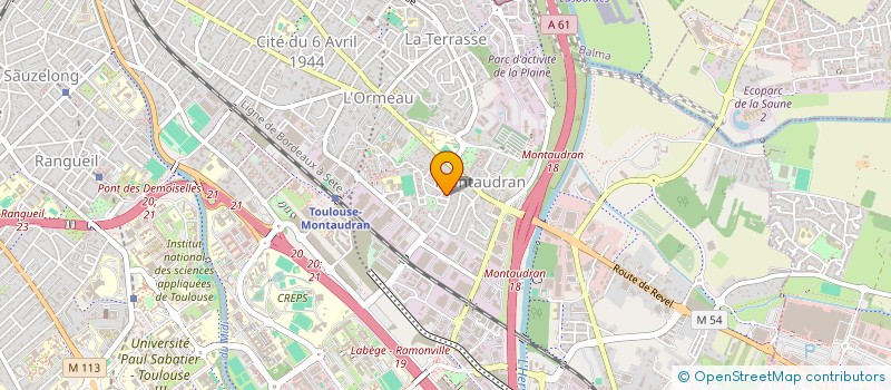 localisation de l'entreprise MONSIEUR DANIEL DELERY à TOULOUSE